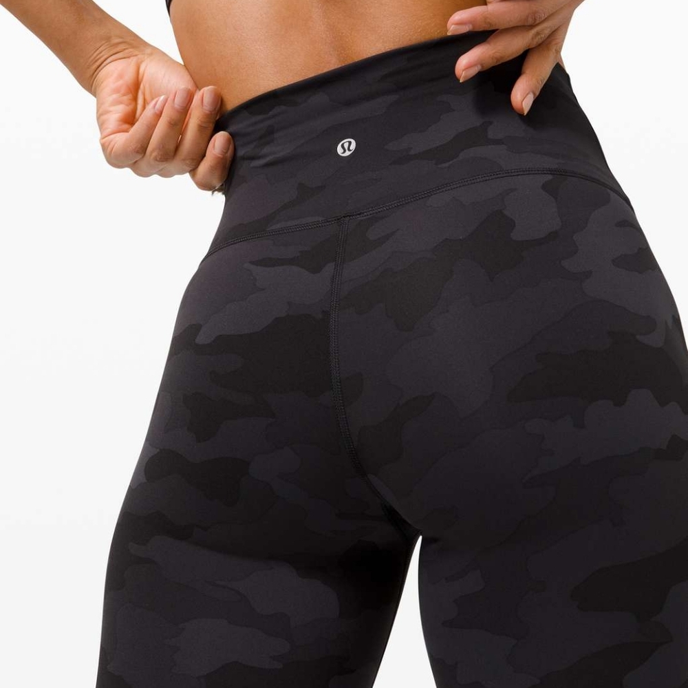 Lululemon Wunder Train High-Rise Tight 28"Heritage 365 Camo Deep Coal Multi - Picture 2 of 11